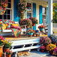 Springbok Front Porch 500 Piece Jigsaw Puzzle for mature-themeds - Step Back and Relax on Grandma's Front Porch with This Colorful and Nostalgic Image