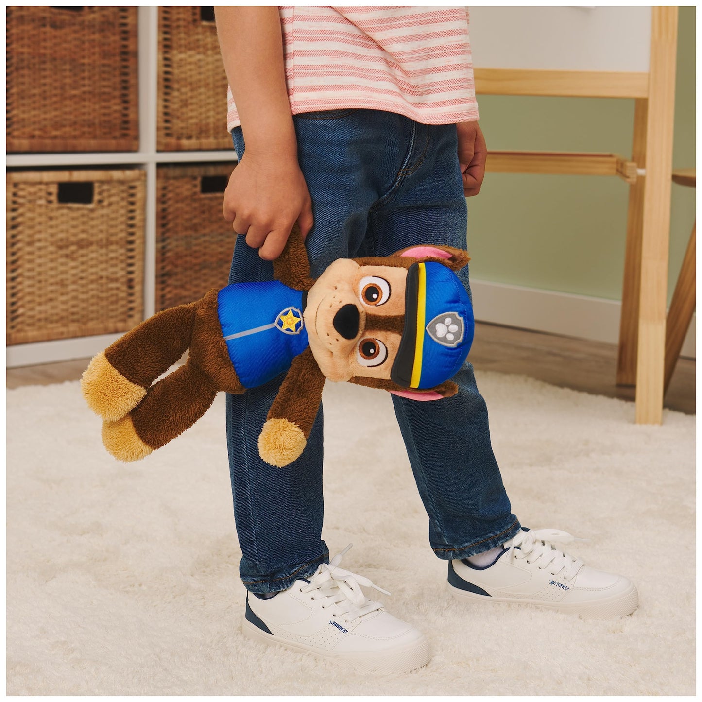 GUND PAW Patrol Chase Take Along Buddy Plush Toy, 13", Blue/Brown, High Quality Materials, Ages 1 & Up, Model 6067145