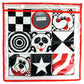 Reversible Car Activity Center Toy For Baby In Black, White And Red, Easy To Attach, With Baby Safe Mirror