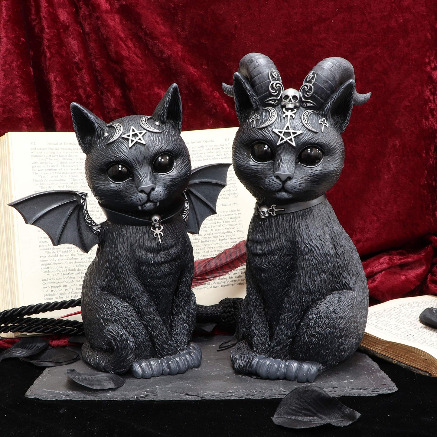 Nemesis Now Cult Cuties Adorable Occult Figurines, Bewitching Evil Spirit Creatures, Hand-Painted, Resin - Pawzuph Large
