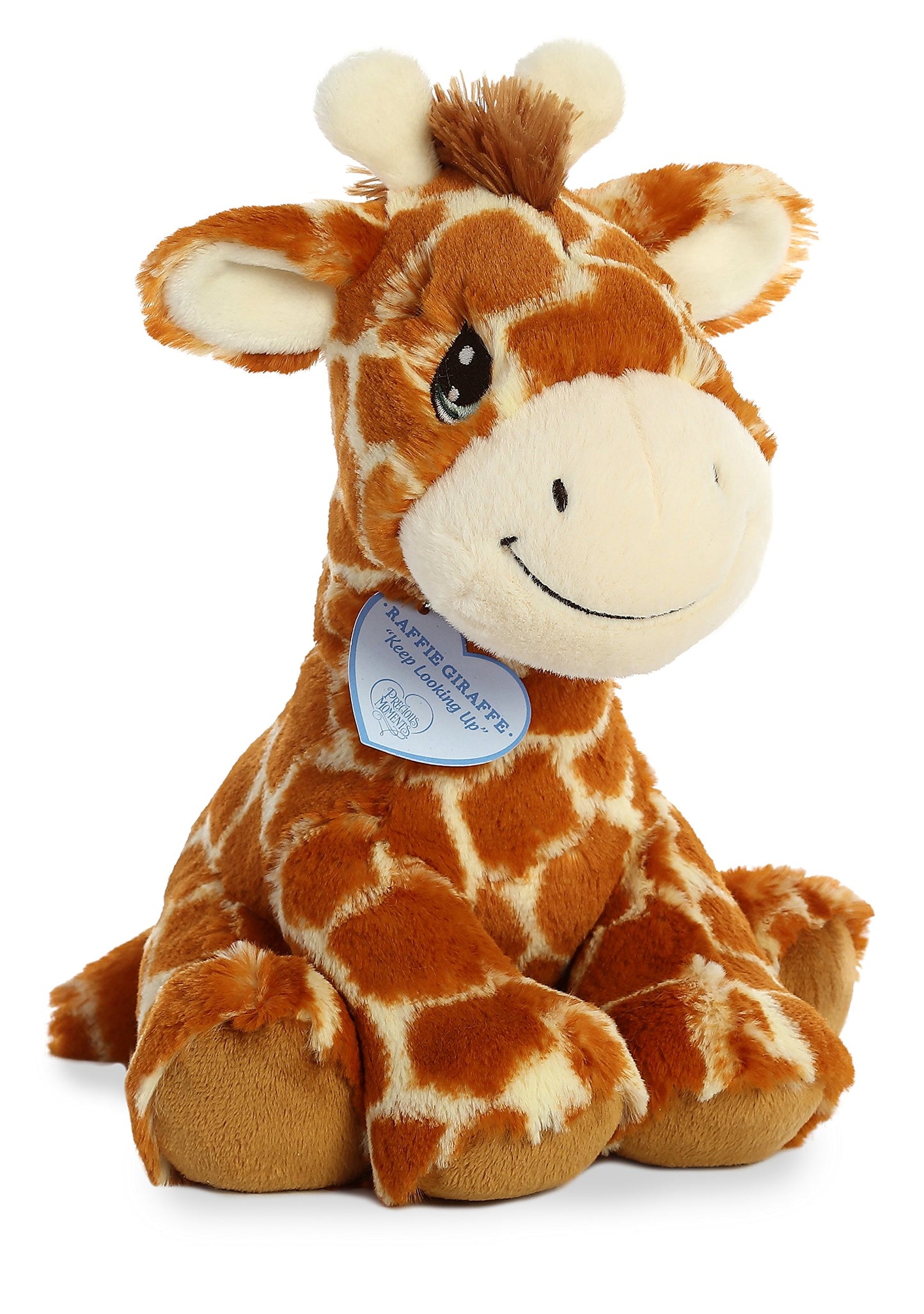Aurora Inspirational Precious Moments Raffie Giraffe Stuffed Animal - Cherished Memories - Enduring Comfort - Brown 12 Inches