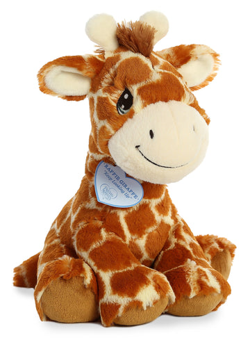 Aurora Inspirational Precious Moments Raffie Giraffe Stuffed Animal - Cherished Memories - Enduring Comfort - Brown 12 Inches