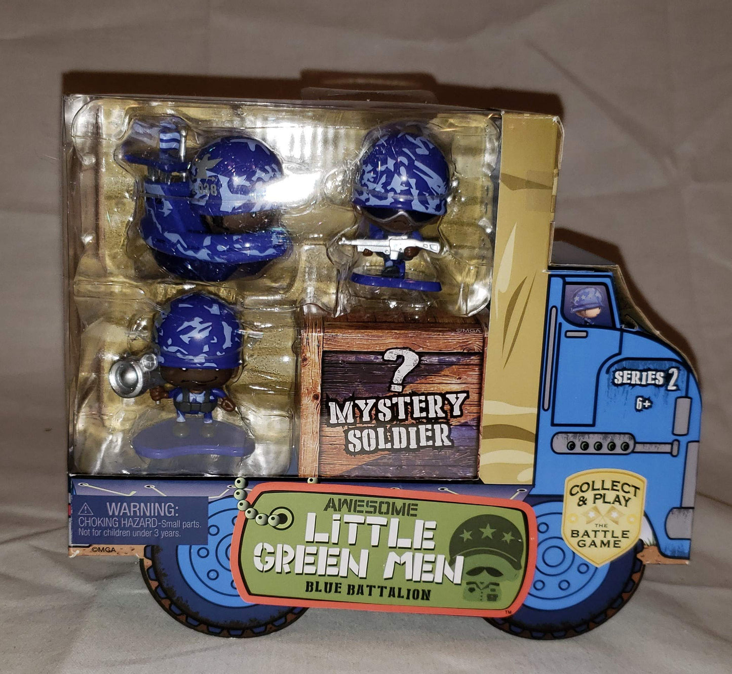 Awesome Little Green Men 4 Pc Starter Pack Series 2- Blue Battalion Action Figure
