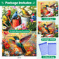 2 Pack Jigsaw Puzzles 300 Pieces for mature-themeds  Hummingbird Puzzle for mature-themeds Kids Seniors  Bird 300 Pieces Puzzle No Dust Pieces Fit Together Perfectly  Challenging Puzzles Family Game Gift Toy