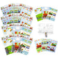 Tiny Mills Train Coloring Book Set with 12 Coloring Books and 48 Crayons Train Birthday Party Favor Bag Filler Rewards Classroom