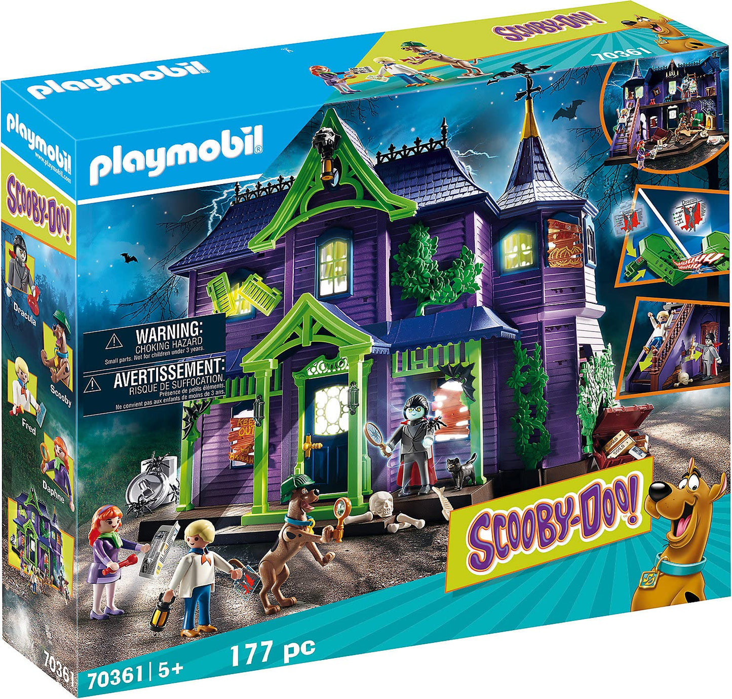 Playmobil Scooby-Doo! Adventure In The Mystery Mansion Playset