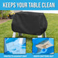 GoSports Universal Kids Water Table Cover - Anti-UV, Waterproof - Fits up to 41 x 25 x 34 Inches - Cover ONLY - Black