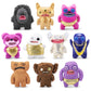 Fuggler Gold Fuggs By Zuru Funny Ugly Monster, Plush, Collectible, Toy (Teddy Bear Nightmare - Heart)