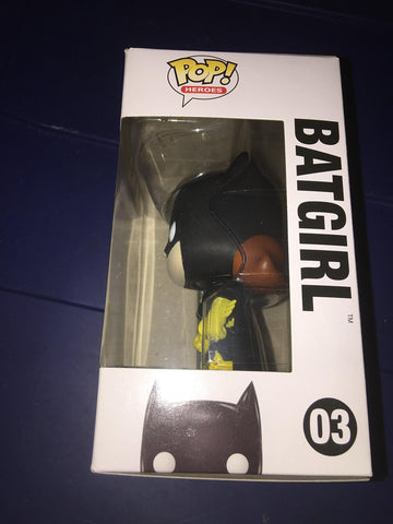 Funko Pop Batgirl Vinyl Figure - DC Super Heroes Exclusive - Yellow