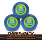 Franklin Sports NHL Street Hockey Balls - Griptac No Bounce Outdoor Street + Roller Hockey Balls - Official Size mature-themed + Youth Hockey Balls - 3 Pack - Assorted Colors