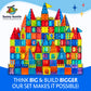 Sunny Auntie Magnetic Tiles 240 Pcs+ Bonus Zippered Case, Magnetic Tiles For Kids Toy For 3 4 5 6 7 8 Year Old Boys & Girls, Great Gift For Kids Aged 3-8, Xl Set
