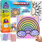 Purple Ladybug Sungemmers Window Gem Art Suncatcher Kits – Easter Gift Basket Stuffers For Kids, Birthday Gifts For Girls & Boys, Crafts For Ages 4-10, Fun Diy Art Kit For Kids 6-12