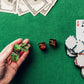 48 Pieces Mtg Dice Counter Magic The Gathering Counters +1/+1 Dice Tokens Set Loyalty Life Gifts For Cards Gaming Accessories (Ruby, Emerald)