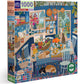 eeBoo Piece and Love Blue Kitchen 1000 Piece Square mature-themed Jigsaw Puzzle/Ages 14+ (PZTBUK)