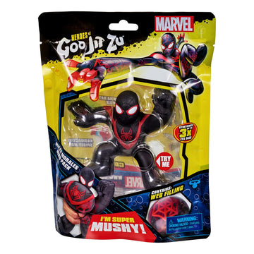 Heroes Of Goo Jit Zu Licensed Marvel S3 Hero Pack - Miles Morales, Multicolor (41201)