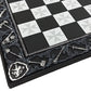 HPL Medieval Times Red & White Armored Maltese Knights Chess Set, 17" Board, Polyresin