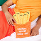 WHAT DO YOU MEME? Plush Emotional Support Crinkle Fries - Orange Polyester - Model ESCF541