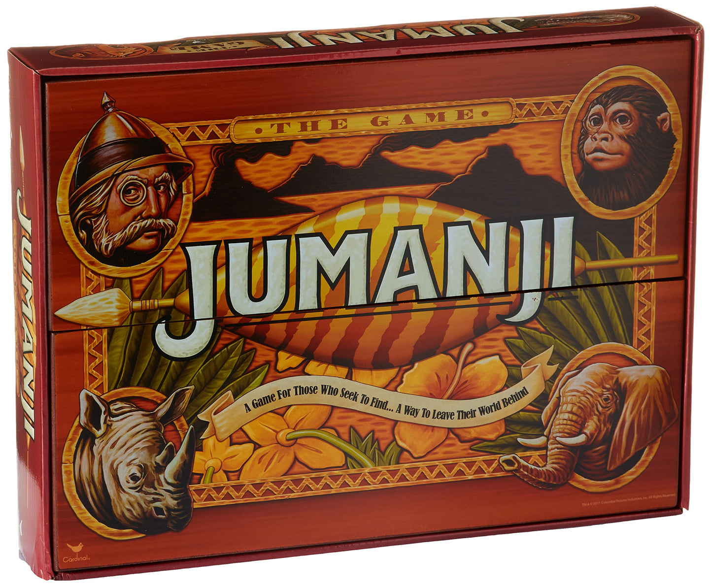 Cardinal 6041476 Jumanji: The Game In Real Wooden Box