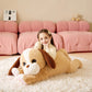 Tumyay Giant Labrador Dog Stuffed Animal Plush Soft Toy,Large Yellow Puppy Toys Jumbo 30'' Cute Big Size Huge Plushie,Birthday G