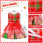6 Pieces Santa Clothing Elf Dance Skirt Set Christmas Elf Skirts For Christmas Doll Holiday Decorations (Not Include Doll)(Modern Style)