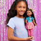 Glitter Girls Odessa 14-inch Poseable Fashion Doll - Brown Plastic, Model GG51068Z, for Girls Age 3 & Up