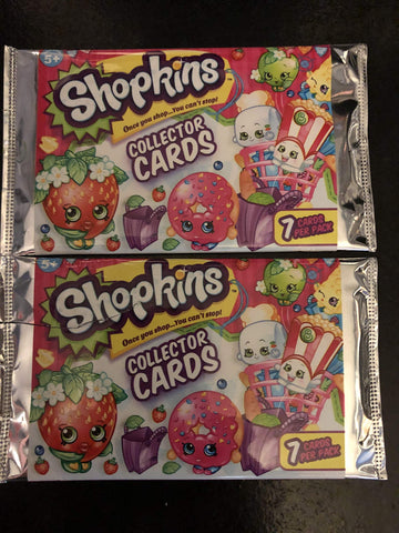 Shopkin Collector Cards - 2 Packs (14 Cards Total)