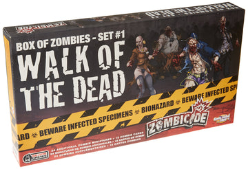 Cmon Zombicide: Box Of Zombies - Set #1: Walk Of The Dead - Expand Your Undead Horde! Cooperative Strategy Game With Tabletop Mi