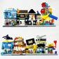 Brick Loot Exclusive Mini City Video Rental Store - Custom Designed 123 Piece Model - Compatible With Lego And Other Major Brick