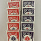 Bicycle 6553514 1 Dozen Standard 12 Decks Pack Blue And Red By Us Playing Cards