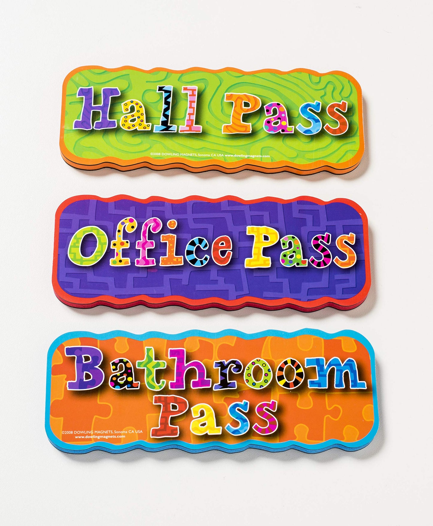 Dowling Magnets Magnetic Hall Pass Set