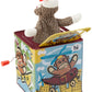 Sock Money Jack in the Box - Timeless Childrens Musical Toy - Colorful Embossed Tin Box and Classic Sock Monkey Design - Age 18