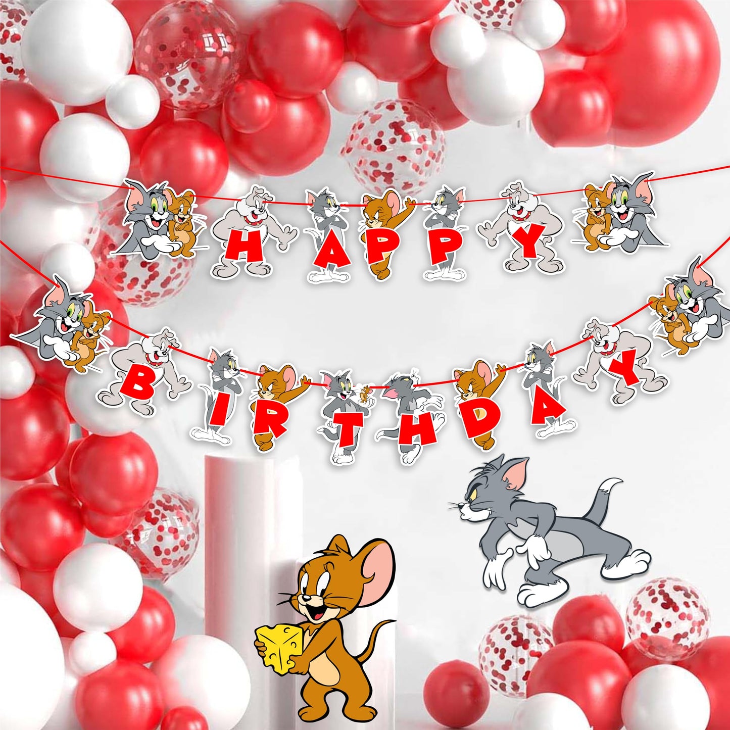 Seyal Tom & Jery Happy Birthday Banner