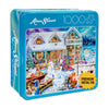Buffalo Games - Aimee Stewart - Winterland Fun - 1000 Piece Jigsaw Puzzle for Adults - Collectible Tin Case - Finished Size is 2