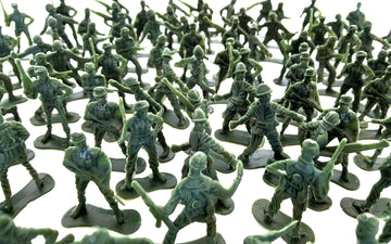 Dondor Enterprises Plastic Classic Assorted Toy Soldiers, 144 Toy Soldier Action Figures