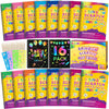 Pigipigi Scratch Paper Art 16 Pack - Rainbow Scratch Note Book Magic Coloring Art Craft Paper Supply For Kids Ages 3 4 5 6 7 8 9 10 Drawing Art Book Birthday Party Favor Sets Fun Toy Gift Idea