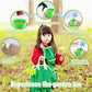 Joi Mew Kids Gardening Tools Set, Garden Toys W/Wooden Handle Alloy Rake,Fork,Trowel, Watering Can,Gloves,Tote Bag,Plant Pots, D