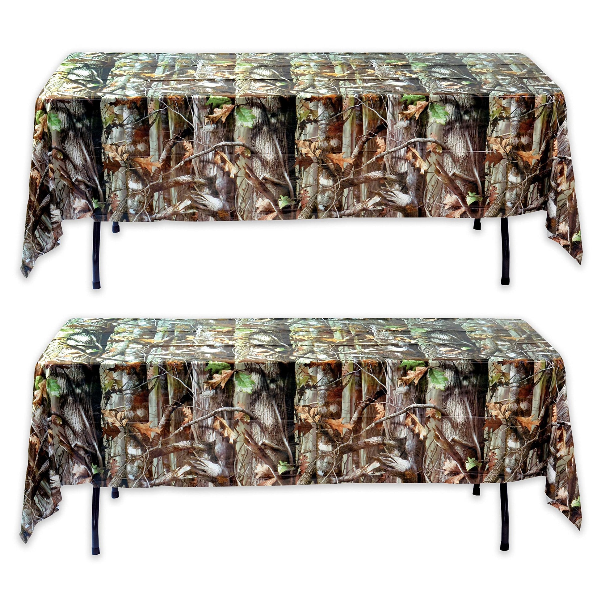Havercamp Hunting Camo Tablecover-Backdrops (2 Count)! Super Heavyweight Reusable Plastic. Authentic Next Camo Pattern. Great fo