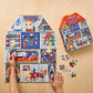 Mudpuppy House On Mars 100 Piece House-Shaped Puzzle