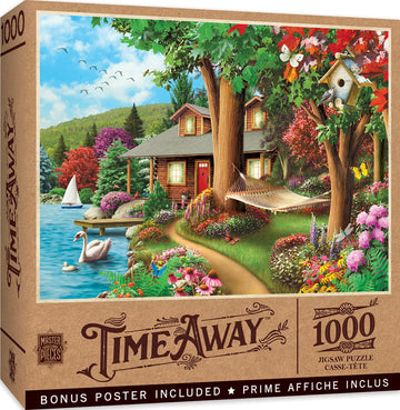 Masterpieces 1000 Piece Jigsaw Puzzle For Adults, Family, Or Kids - Around The Lake - 19.25'X26.75'