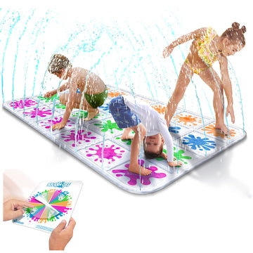 Gofloats Splash Off Game - Water Spray Splash Mat Game For Kids