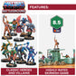 Masters of The Universe Battleground Expansion Set Wave 1 Motu Faction - Includes Warrior Goddess Teela and Sorceress Miniatures