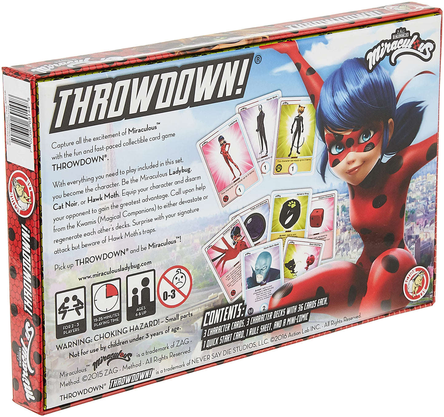 Action Lab Miraculous Throwdown Card Game For 72 Months To 1188 Months