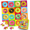 SYNARRY 100 Piece Wooden Puzzles for Kids Ages 4-8  Donuts Jigsaw Puzzle for Kids Ages 4-6 8-10 Teens  Preschool Educational Puzzles for 4 5 6 7 8 9 Years Old Boys Girls Children  Beautiful Toys Gifts