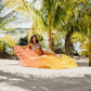 Funboy Giant Inflatable Luxury Clear Rainbow Chaise Lounger, Chair Pool Float For Adults, Perfect For A Summer Pool Party