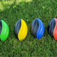 Lmc Products 7' Spiral Mini Football For Kids 4 Pack - Kids Football - Foam Footballs For Kids - Soft, Small Footballs For Kids (Red, Yellow, Blue And Green)