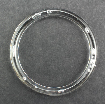 NST 5" Clear Plastic Rings - 12 Pieces, Durable Plastic, Ideal for Crafts and DIY Projects