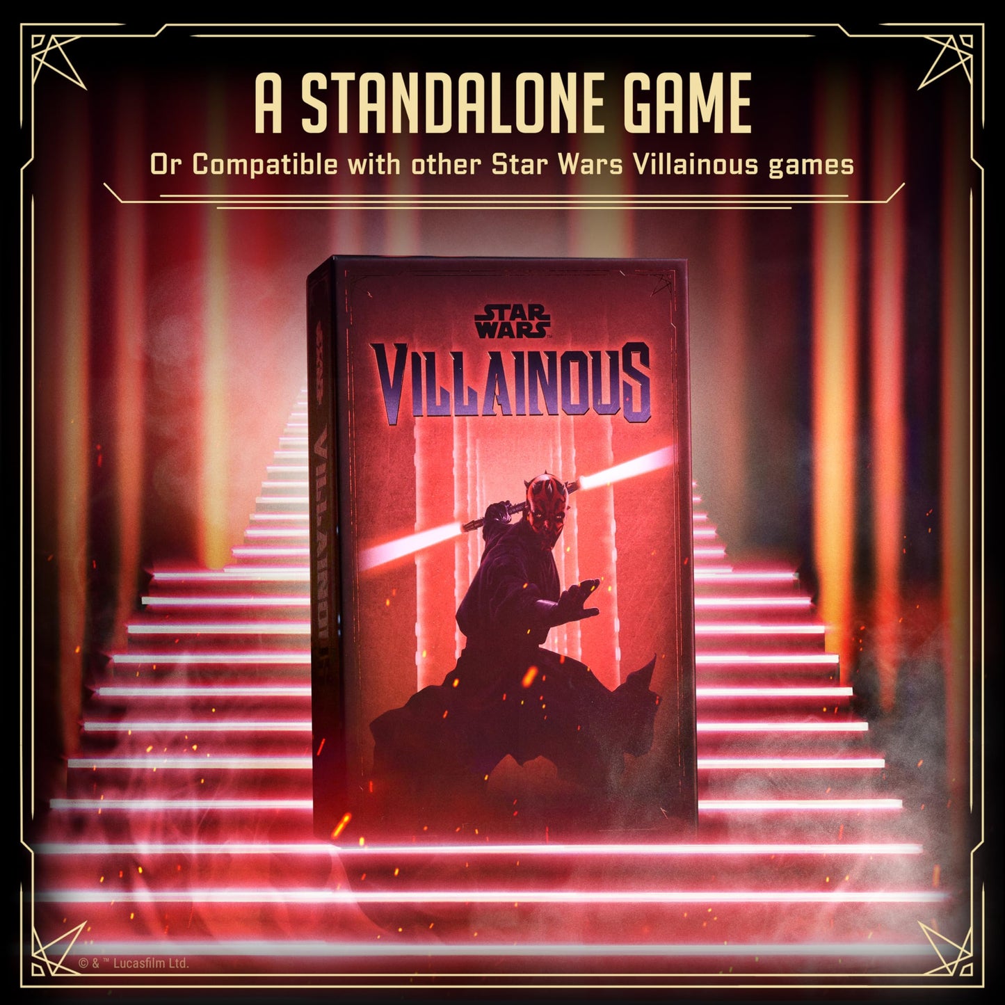 Ravensburger Star Wars Villainous Expandalone Board Game, Strategy for Ages 10+, Multicolor, Model 60001981, Cardboard