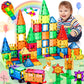 Cossy 120Pcs Magnet Tiles Magnetic 3D Building Blocks Set Educational Construction Toys For 3+ Year Kids With Stronger Magnets, Rivets-Fastened, Educational, Recreational, Conventional