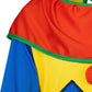 Yoroka 5Pcs Kids clown costume set Circus costume Boys and Girls Cosplay Costumes Quick Dress up for Clown(XL)