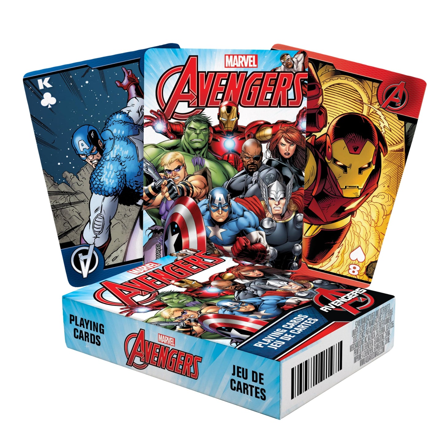 AQUARIUS Marvel Avengers Playing Cards - Avengers Themed Deck of Cards for Your Favorite Card Games - Officially Licensed Marvel